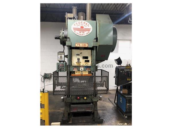 75 TON FEDERAL OBI PRESS