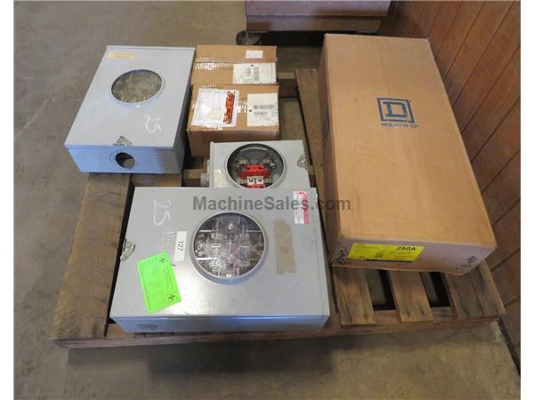 Pallet of Meter Pans and Mounts