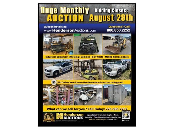 8.29.24 | AUCTION | Excavators, Skid Steers, Graders, Electrical &amp; More