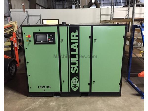 &#39;23 Sullair LS90S, Rotary Screw Air Compressor RTR#4064164-02