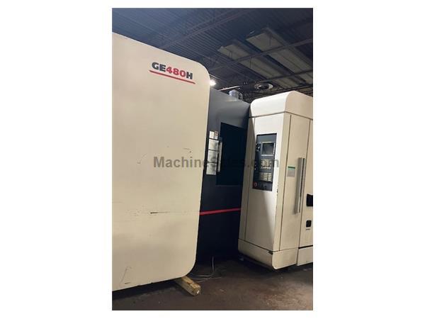 2013 Enshu GE480H CNC HMC, Fanuc 31iM-B, full 4th axis, CT40, 15k RPM, 60 A