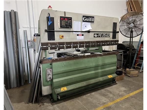 70 Ton Guifil PE25-63 CNC Hydraulic Press Brake