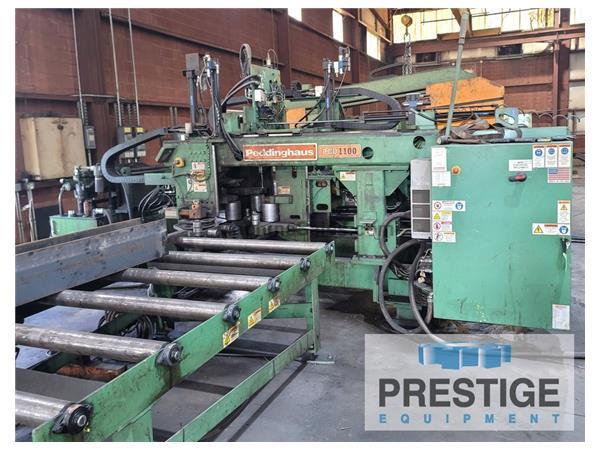 Peddinghaus PCD1100/3B 3-Spindle Beam Drill, Saw &amp; Conveyor