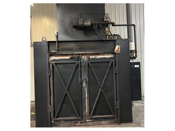 LINDBERG 1000 F BATCH DRAW OVEN GAS FIRED 6&#39;W  6&#39;L  6&#39;H