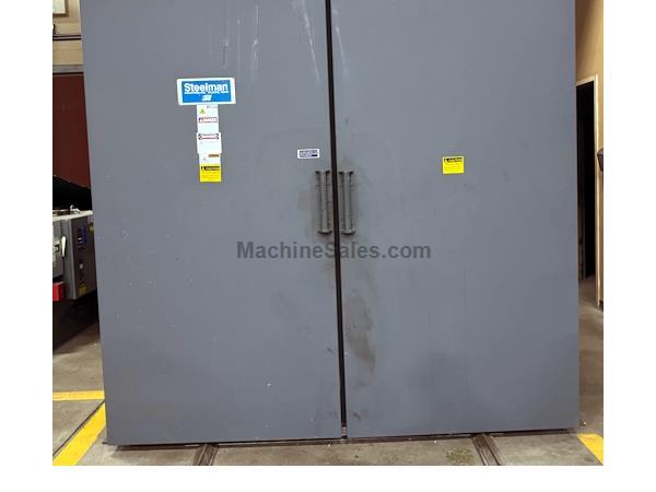 STEELMAN 500 F GAS FIRED WALK IN OVEN 7&#39;W  7&#39;L  7&#39;H