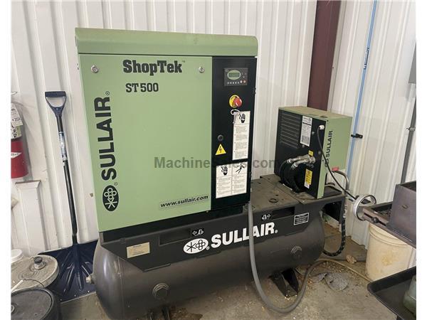 Sullair ShopTek ST510RD Lubricated Rotary Screw Air Compressor, 150 PSI