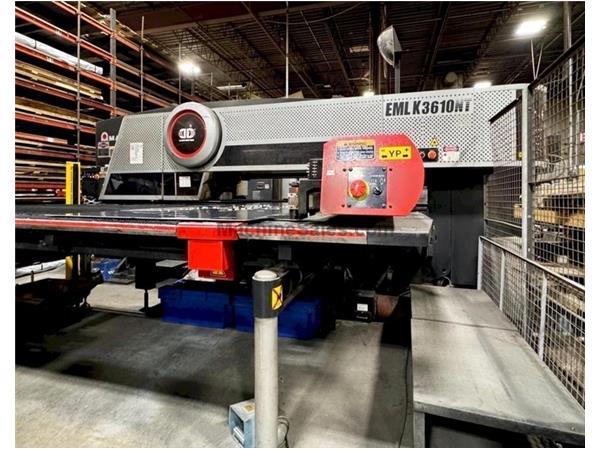 2015 - 33 Ton / 4,000 Watt Amada EMLK-3610NT CNC Punch/Laser Combo