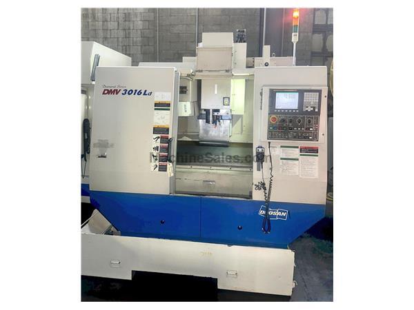 Doosan DMV3016Ld CNC Vert Machining Cntr, 40&quot; x18&quot; tbl,XYZ=30/16/