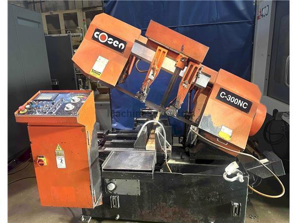 12&quot; x 14&quot; Cosen C-300NC Automatic Horizontal Bandsaw, Taian PLC,