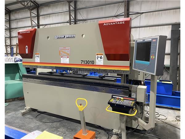 130 Ton Accurpress 4X CNC Press Brake, ETS3000, Crowning