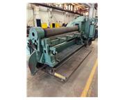 8' x 1/2" Bertsch 3-Roll Plate Bending Roll w/Air Drop End, Initia