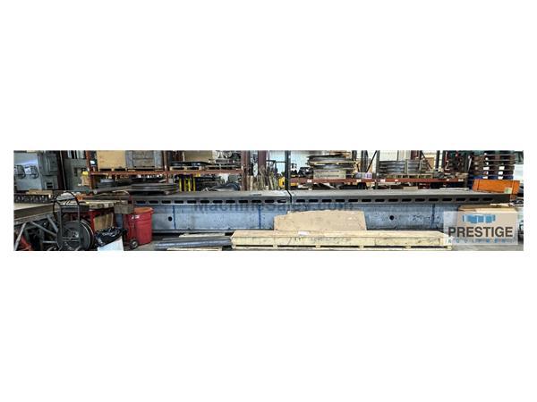 52" x 388" x 34" T-slotted Planer Table