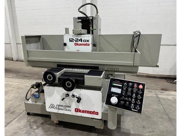 12&quot; x 24&quot;, Okamoto ACC-12.24DX, 12&quot; x 1.5&quot; Whl, 5HP, Au