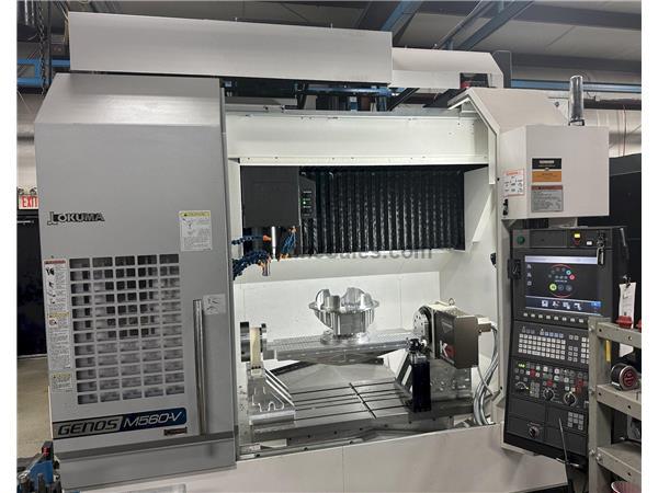 Okuma Genos M560-V 4-Axis CNC Vert Mach Center, 51" x22" table, 2