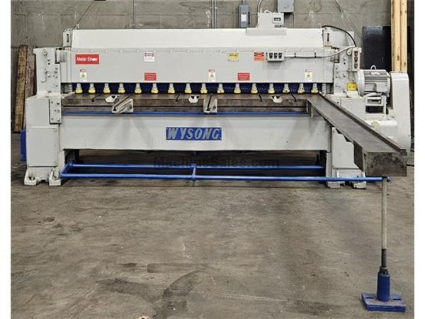 Wysong 10' x 1/4" Mechanical Power Squaring Shear Wysong 10' x 1/4" Mechanical Power Squaring Shear